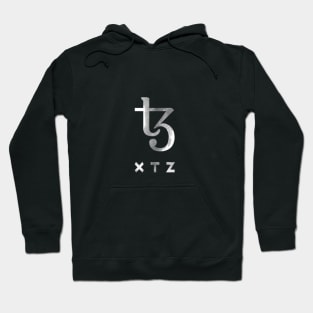 Tezos (XTZ) Crypto Logo Hoodie